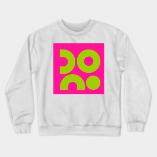 neon circles and semicircles Crewneck Sweatshirt